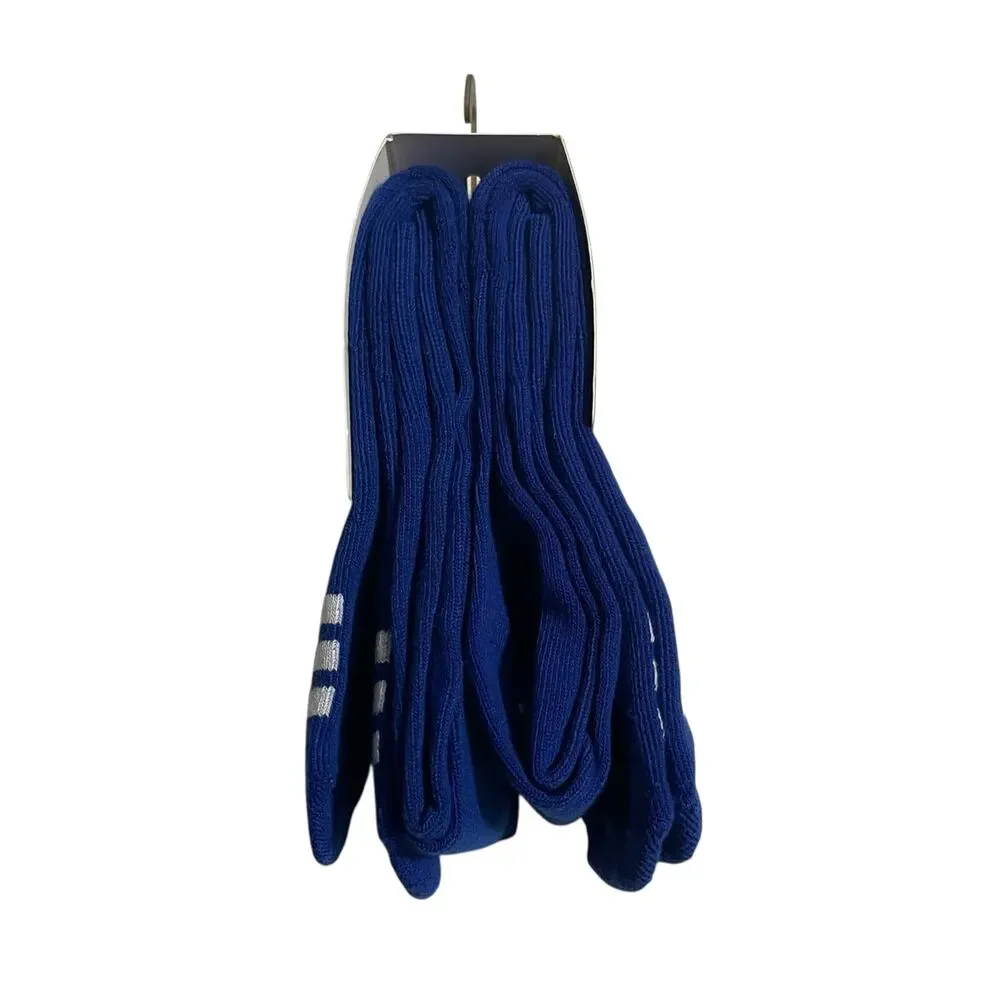 Adidas Men and Womens Multi-Sport Aeroready Compression Blue Socks Size Large